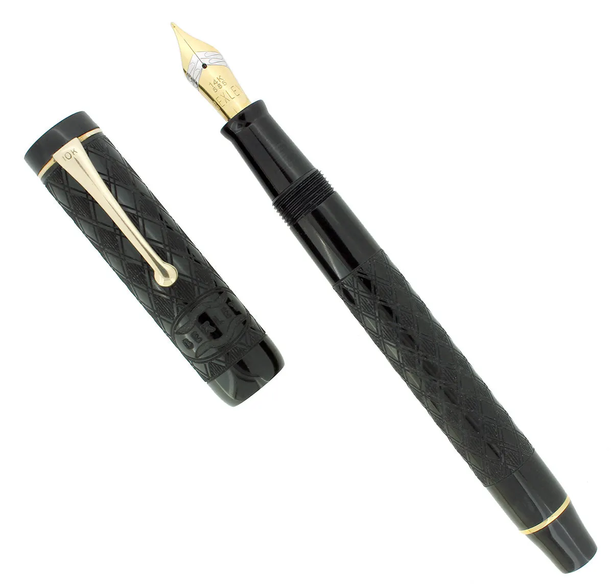 1998 BEXLEY LIMITED EDITION 5TH ANNIVERSARY 237/500 EBONITE FOUNTAIN PEN NEVER INKED MINT