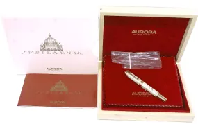 2000 AURORA JUBILAEUM LIMITED EDITION 538/2000 FOUNTAIN PEN NEVER INKED BOXED MINT