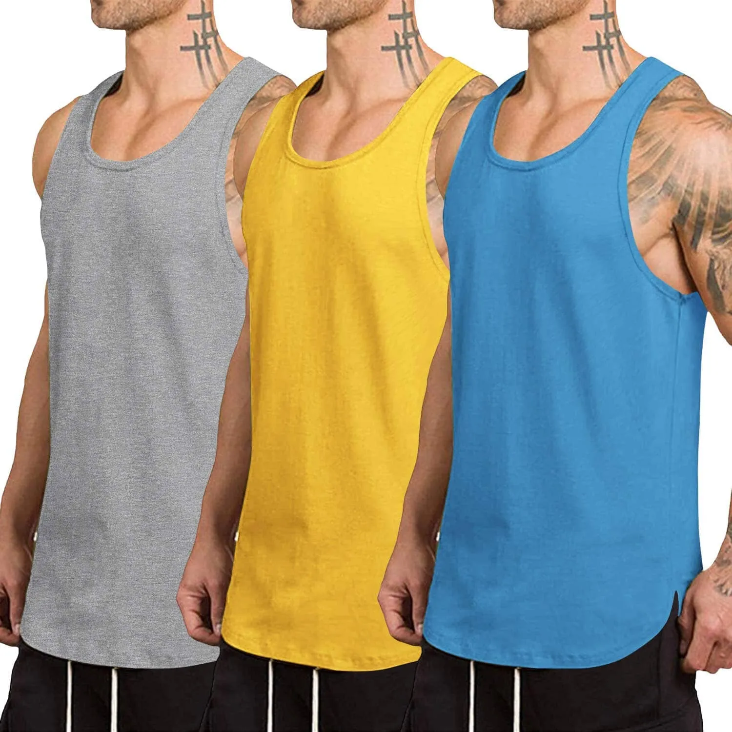 3-Pack Quick Dry Gym Vest (US Only)