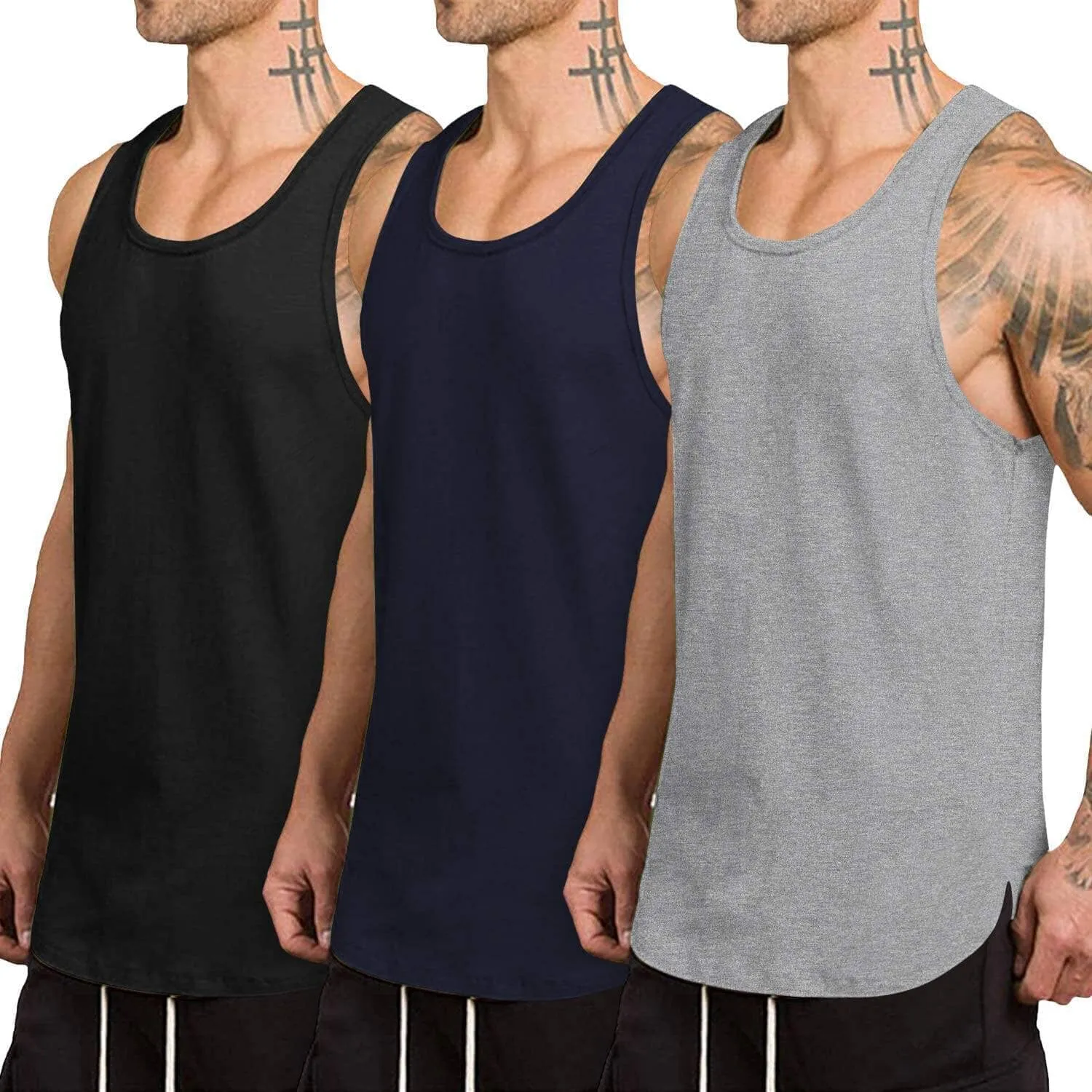 3-Pack Quick Dry Gym Vest (US Only)