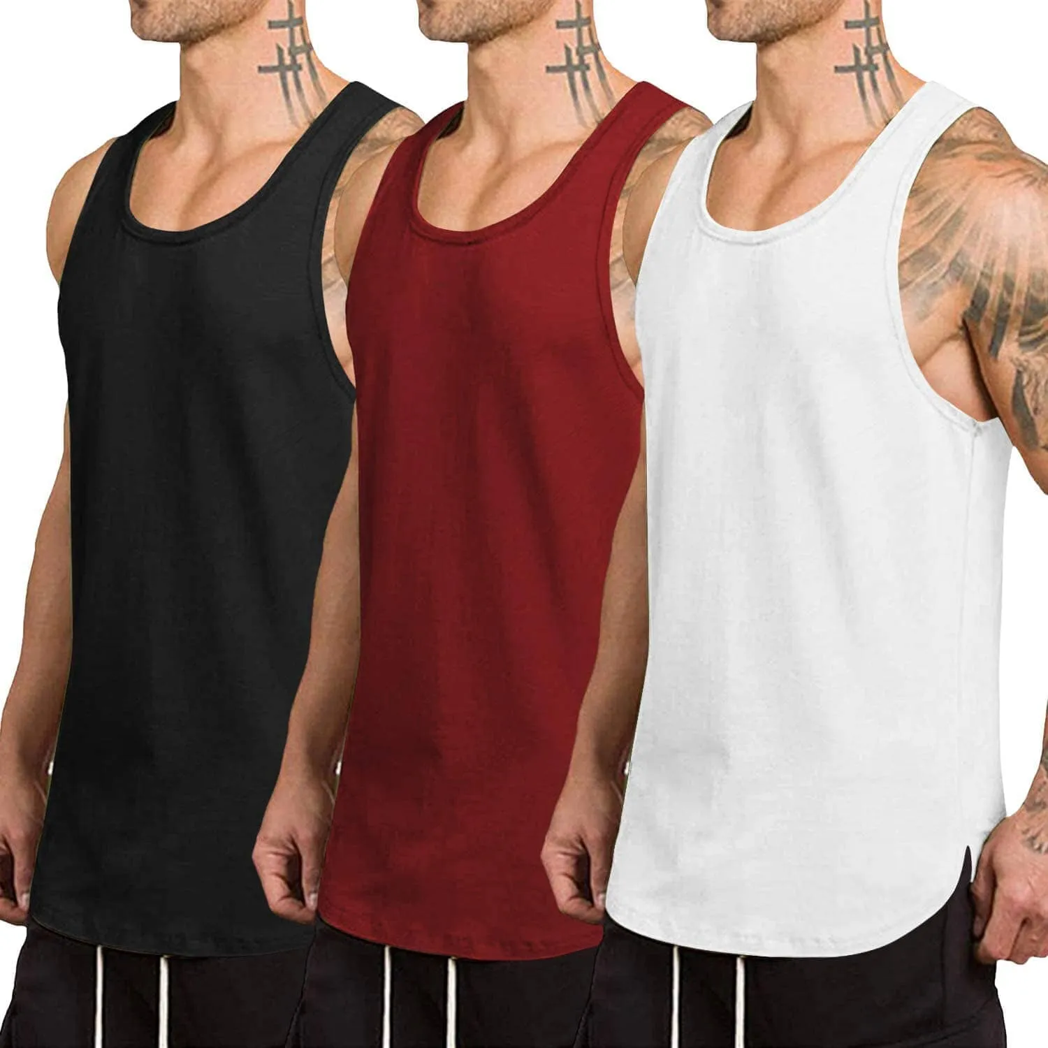 3-Pack Quick Dry Gym Vest (US Only)