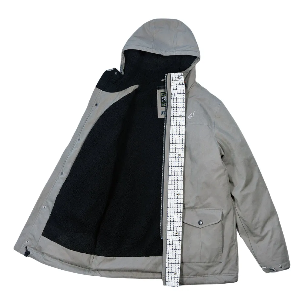 Aaron Brooks Split Moon Gray Parka Jacket