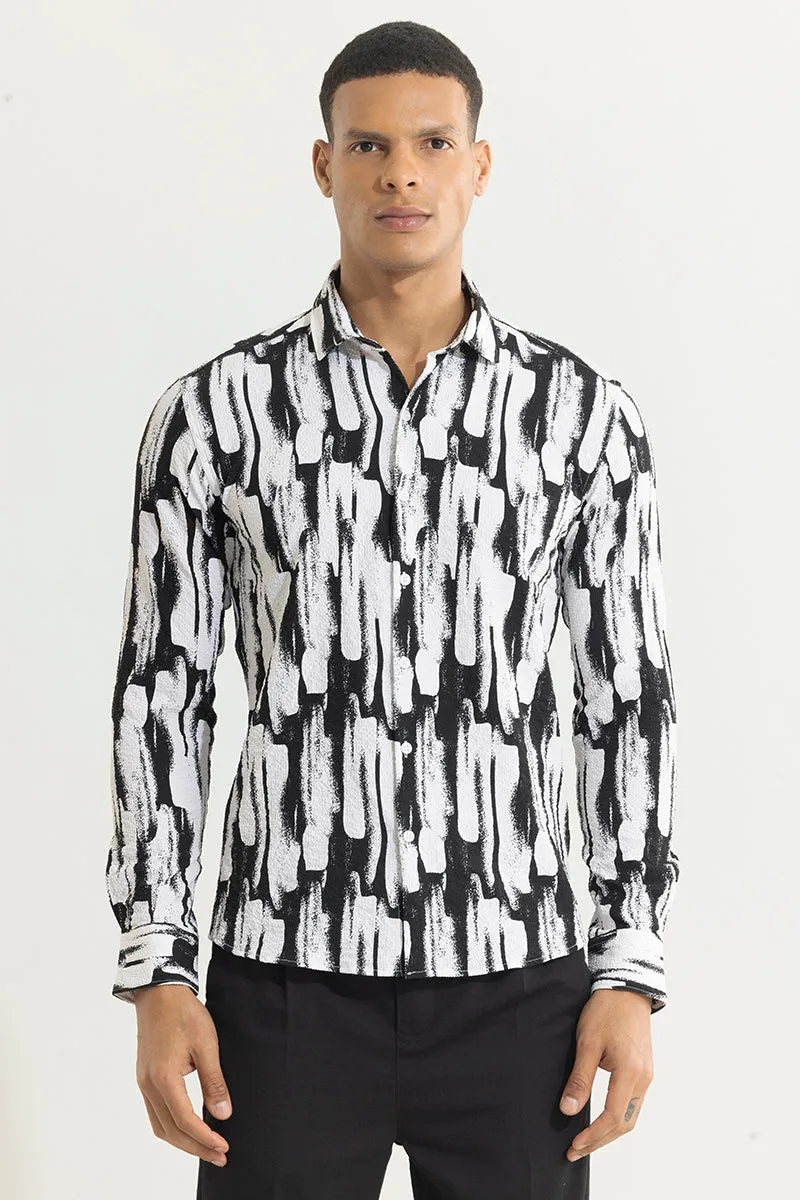 Abstractattire White Seersucker Shirt