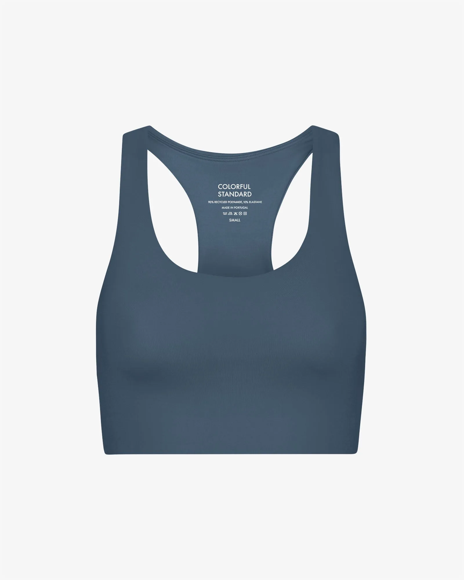 Active Cropped Bra - Petrol Blue