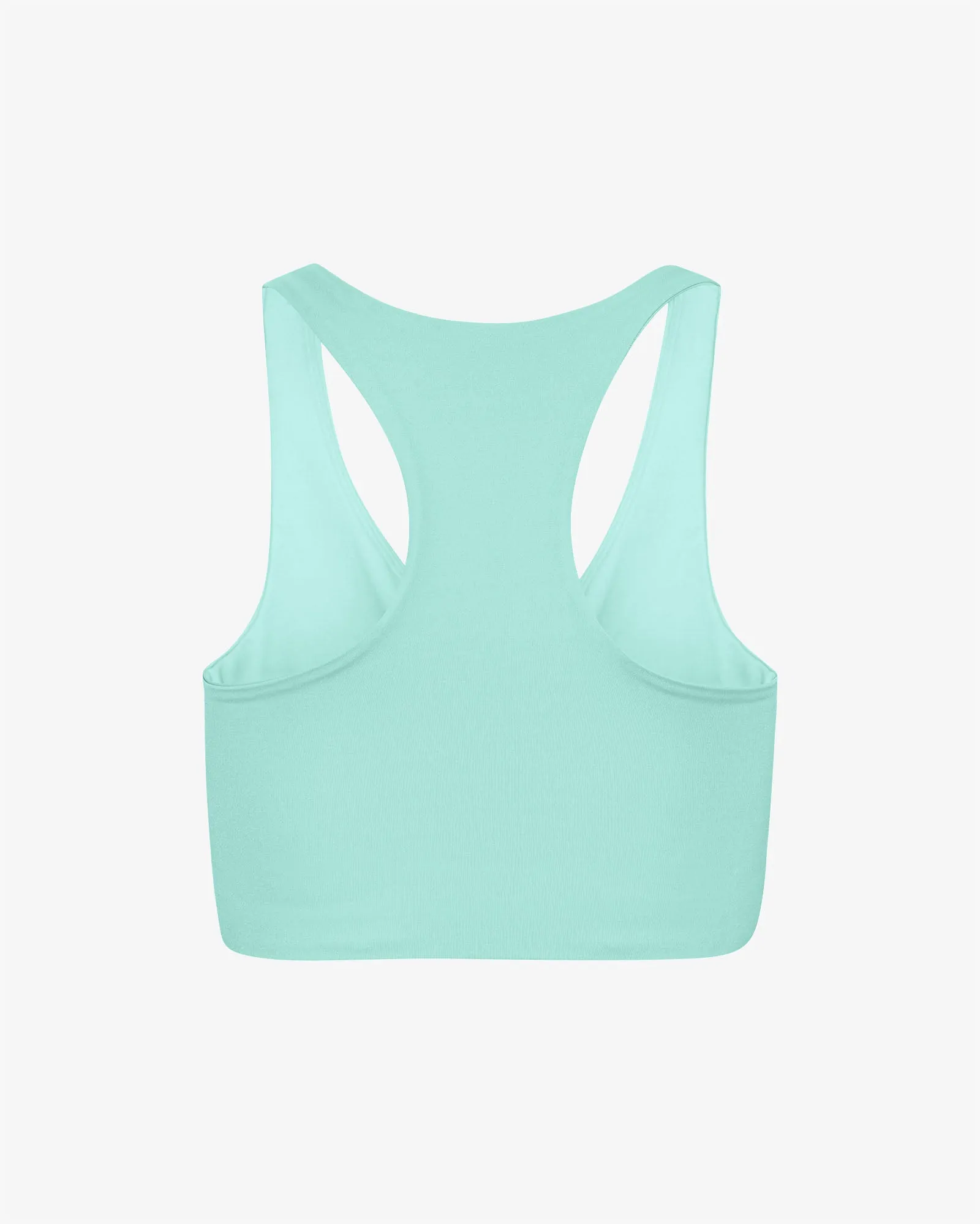 Active Cropped Bra - Teal Blue