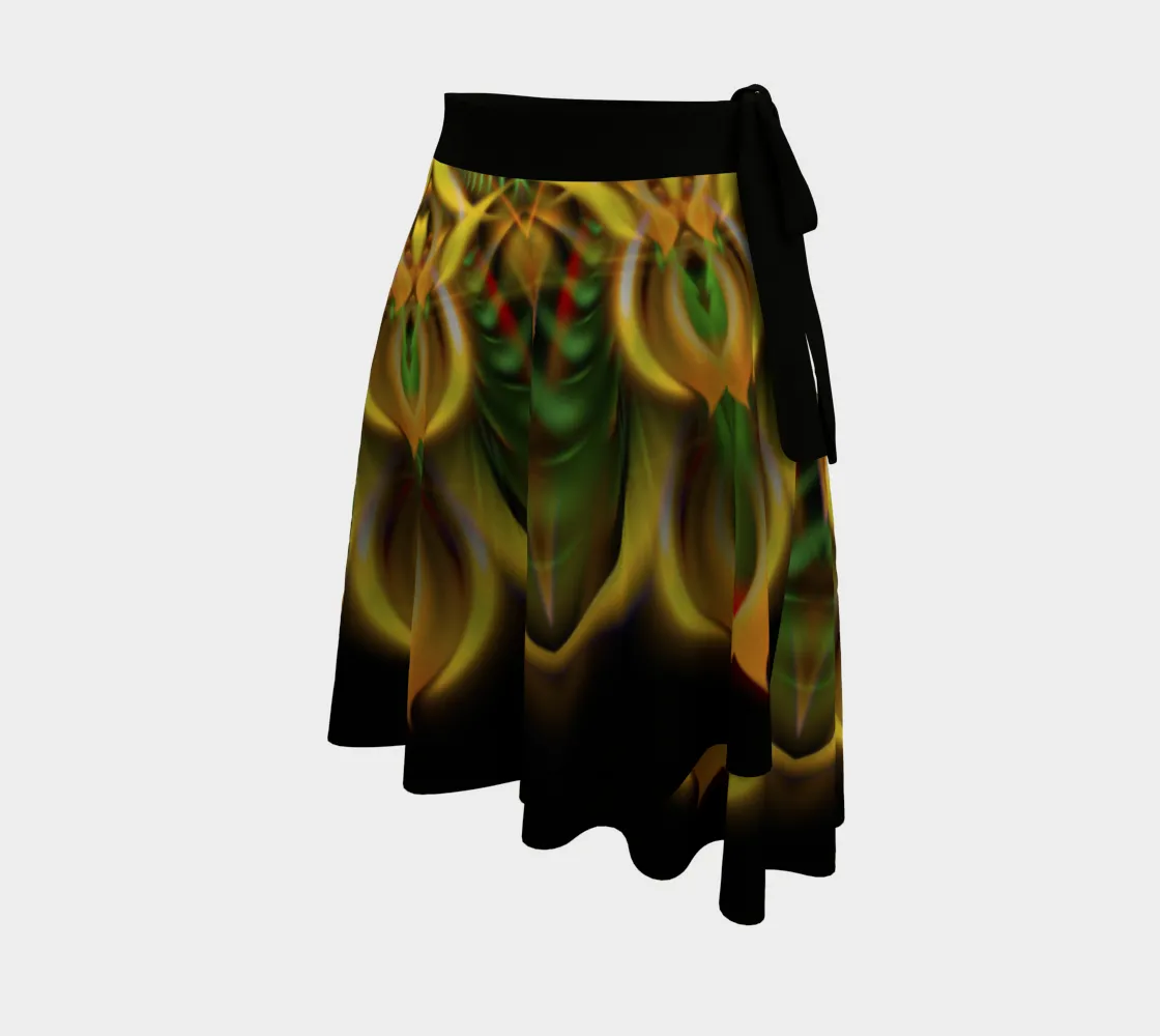 ALIEN SUNFLOWER WRAP SKIRT