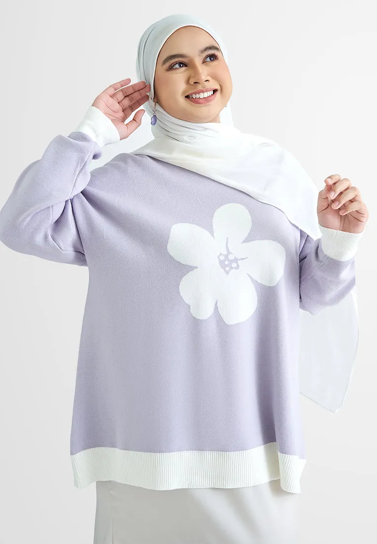 Alohi Coquette Knit Floral Jumper