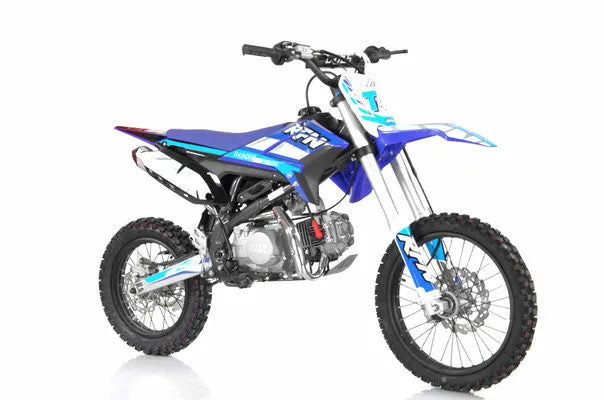 Apollo Thunder 140 Full Size Dirt Pit Bike, 4 Speed Manual, Kick Start, 33 Inch Seat Height, 17 inch front tire