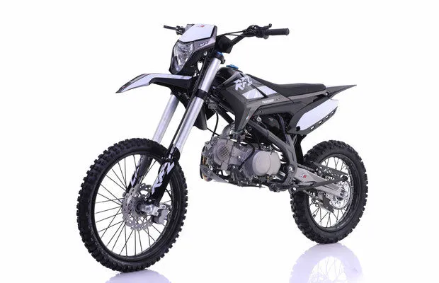 Apollo Thunder 150 DLX Full Size Dirt Pit Bike, 4 Speed Manual, Kick Start, 34.5 Inch Seat Height, 19 inch front tire, CA Legal