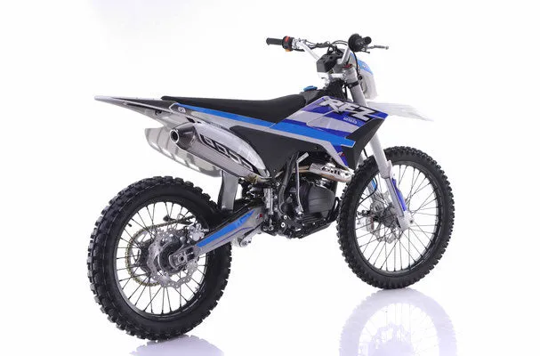 Apollo Thunder 250 DLX Thunder Adult Dirt Bike, 35.8-inch seat height, 5 speed manual Trans, Electric Start, CA Legal