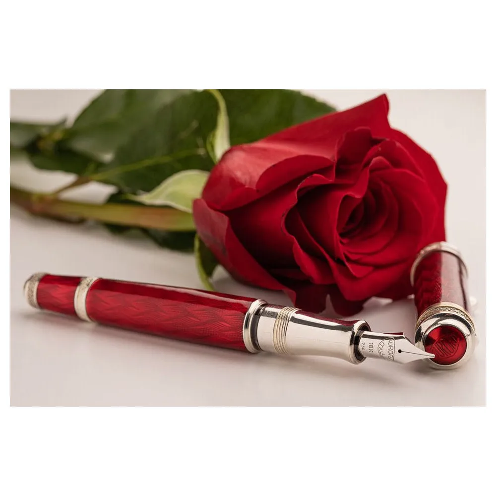 Aurora 100th Anniversary Red Fountain Pen (Limited Edition)