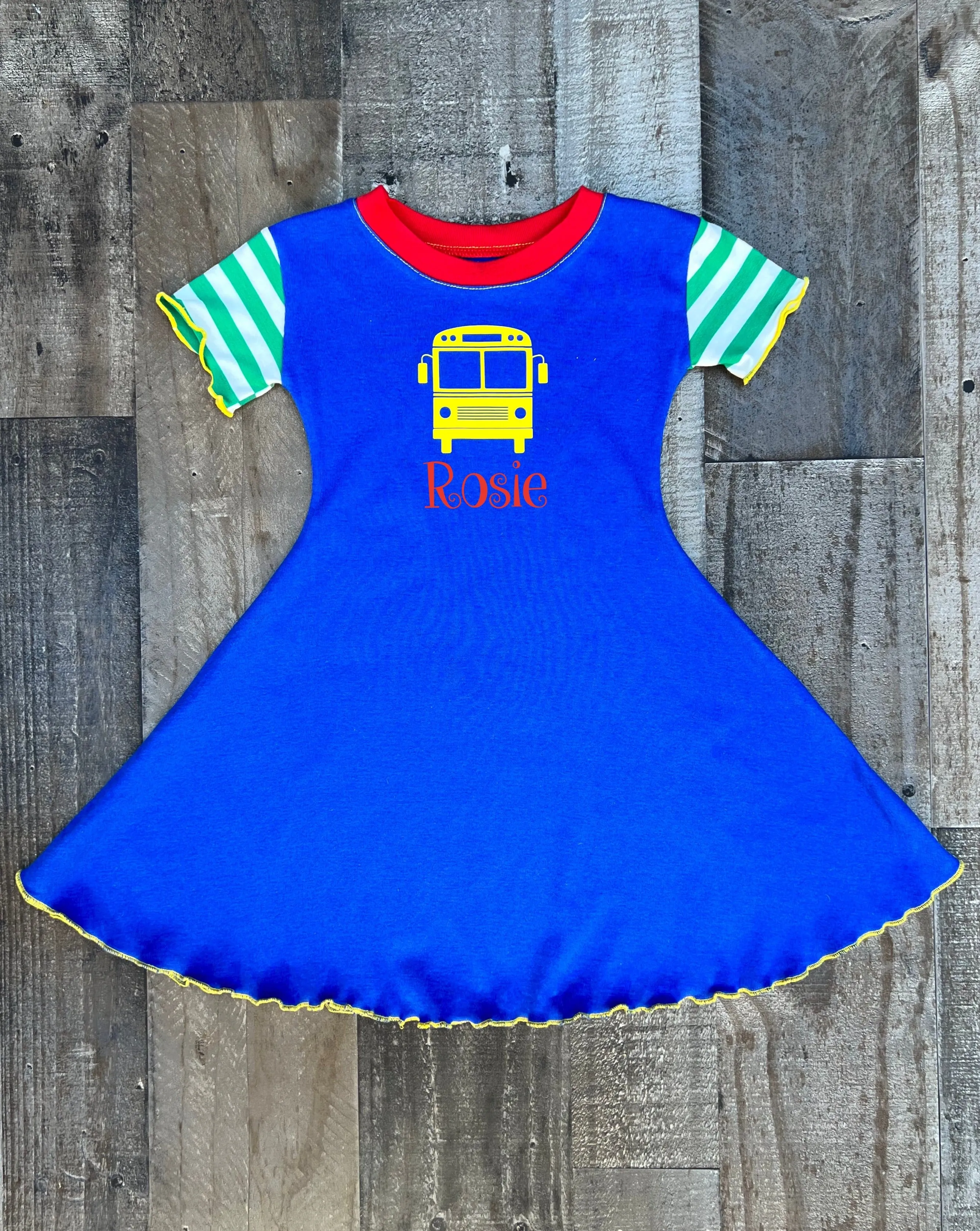 Back To School Bus Dress