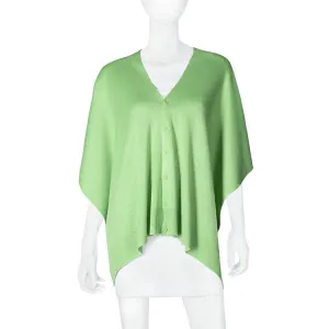 Bamboo Lime Green Scarf-Shawl-Cardigan 3 in 1