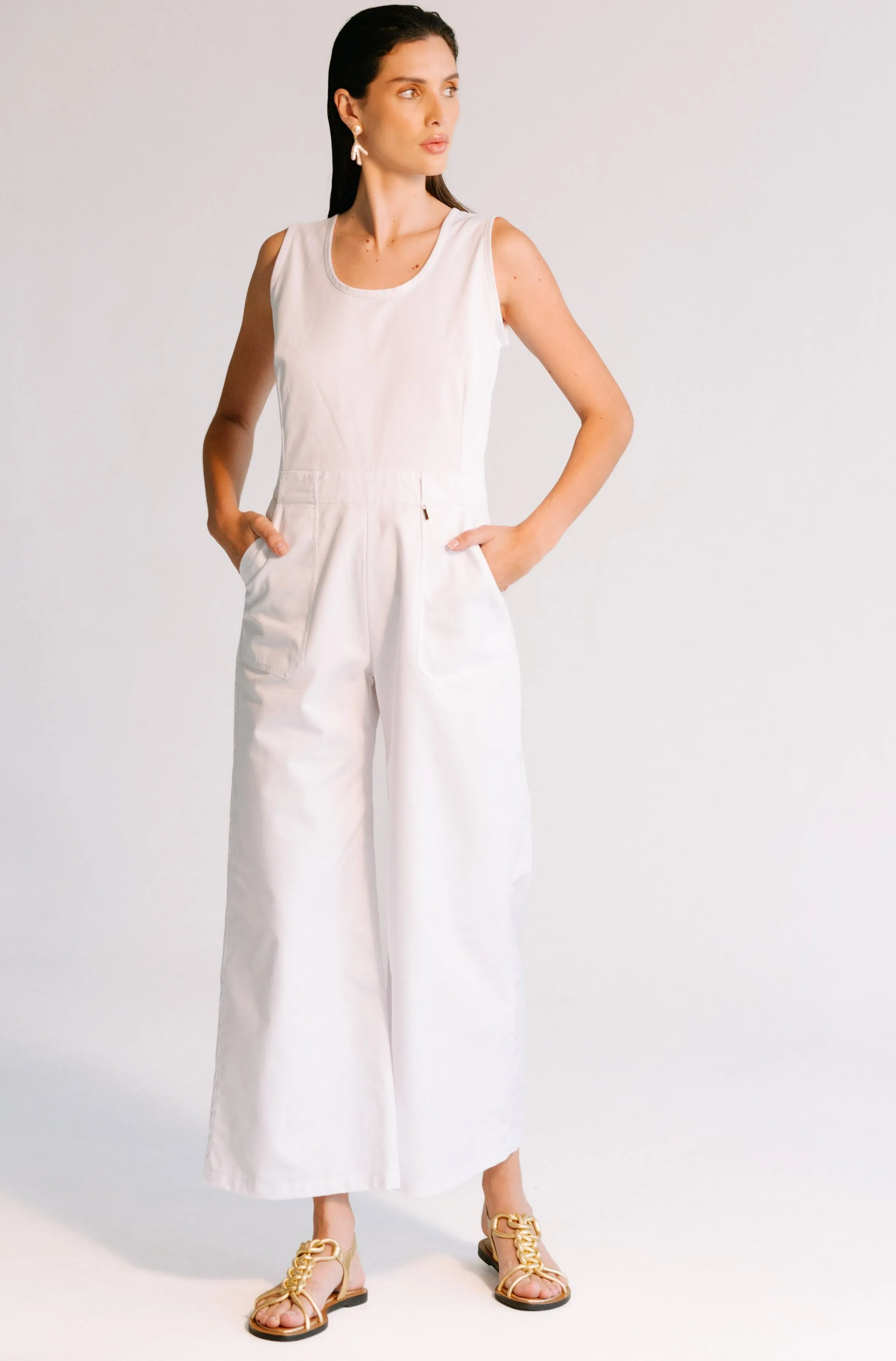 Bambu Jumpsuit - White