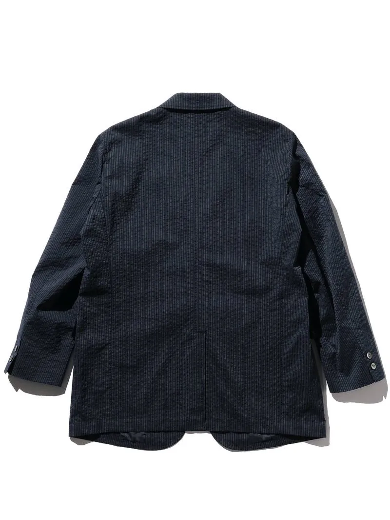 Beams Plus Coolmax Seersucker Navy Jacket