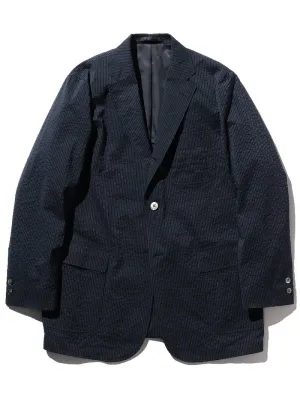 Beams Plus Coolmax Seersucker Navy Jacket