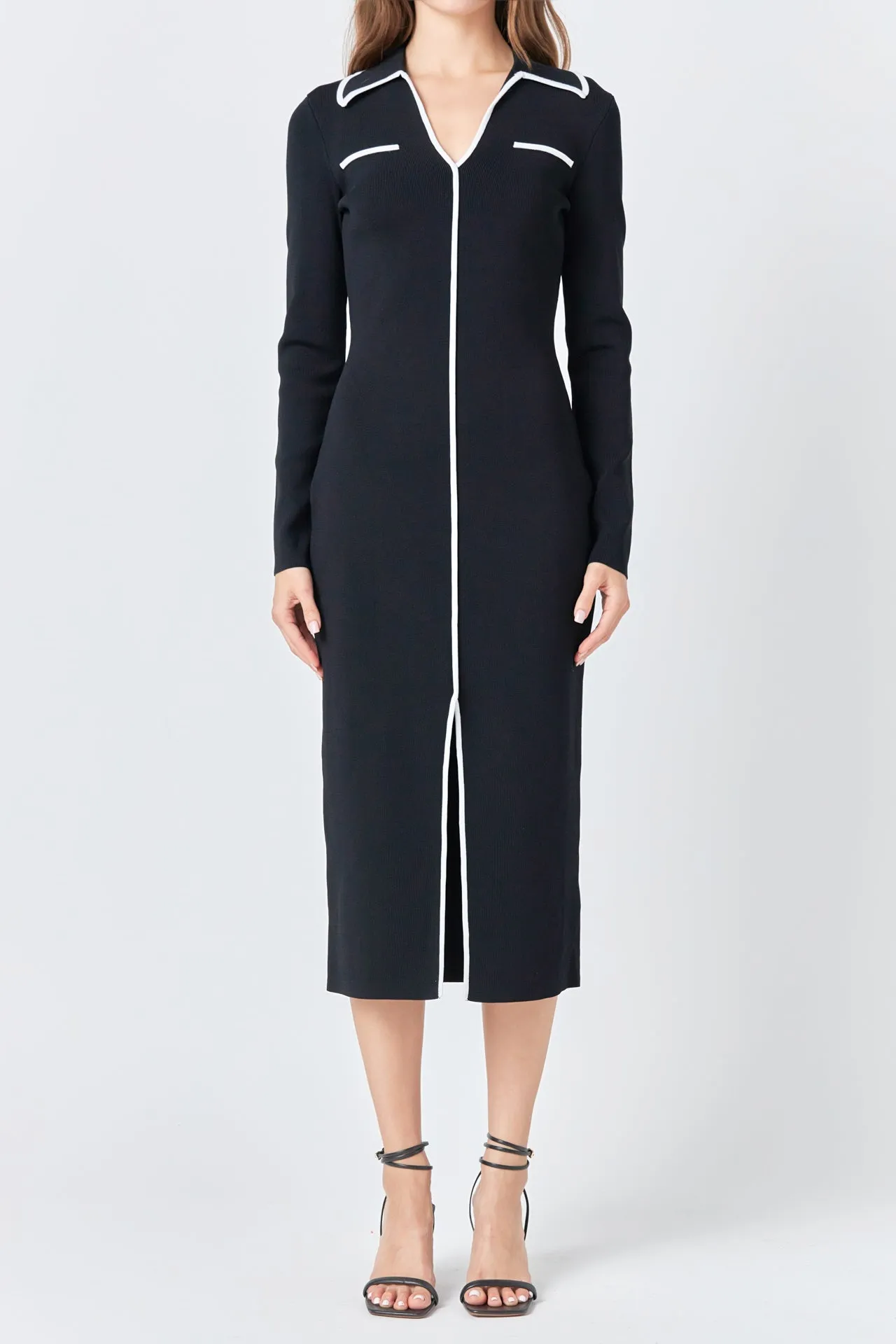 Binded Midi Dress