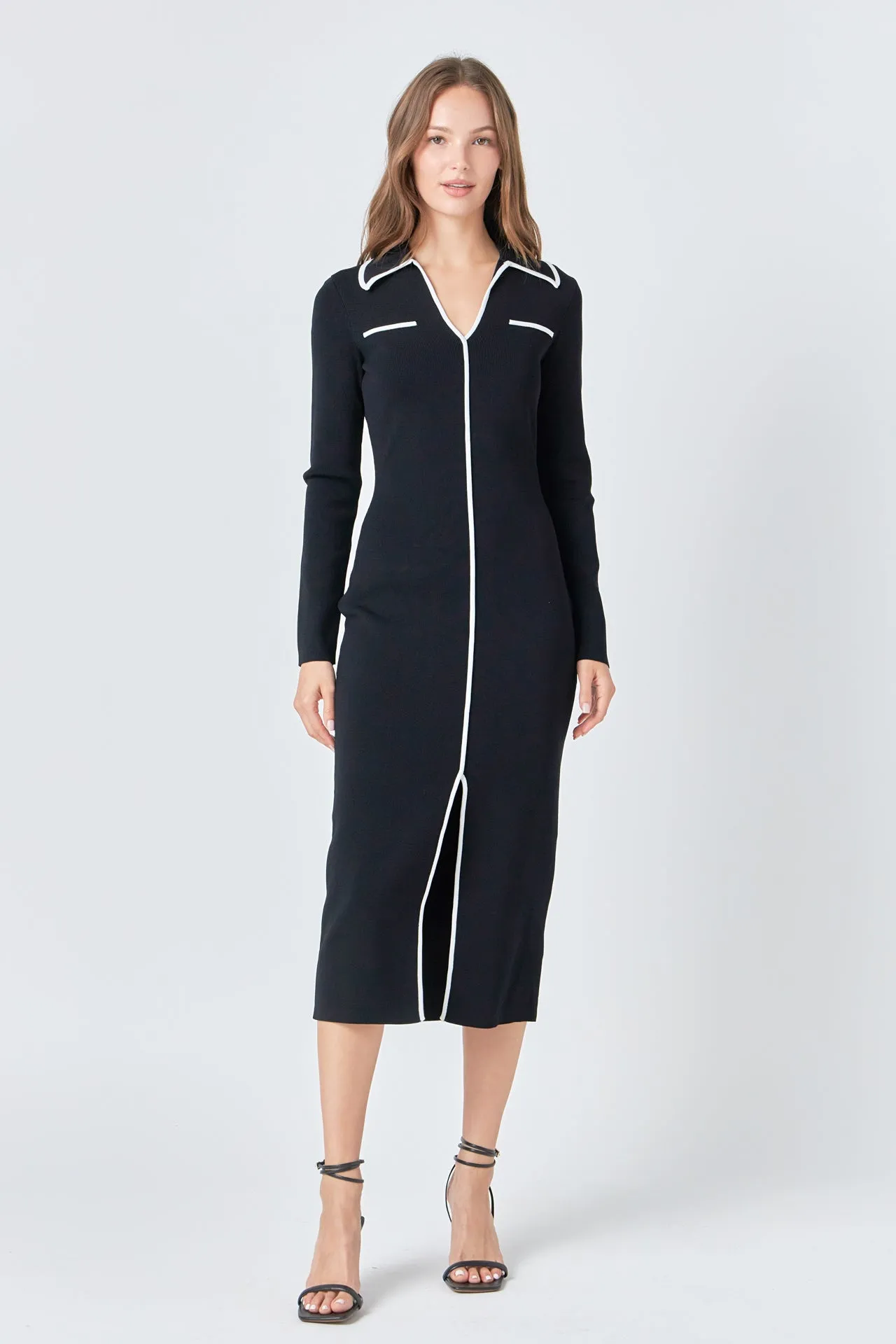 Binded Midi Dress