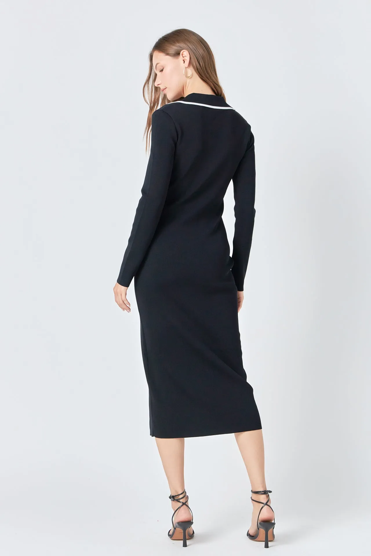 Binded Midi Dress