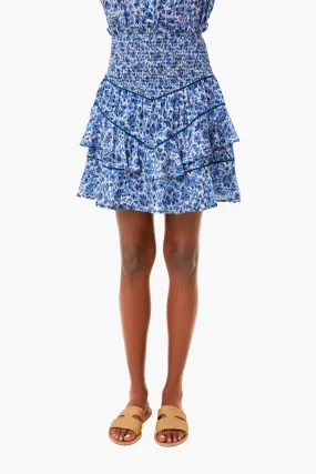 Blue Olivia Mini Skirt