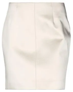 Blumarine Women Knee length skirt Ivory 10 UK