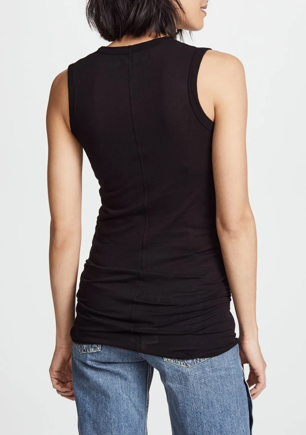 Bold Sleeveless Neck Black