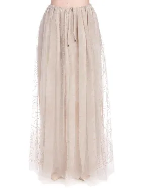 Brunello Cucinelli Tulle Layered Skirt