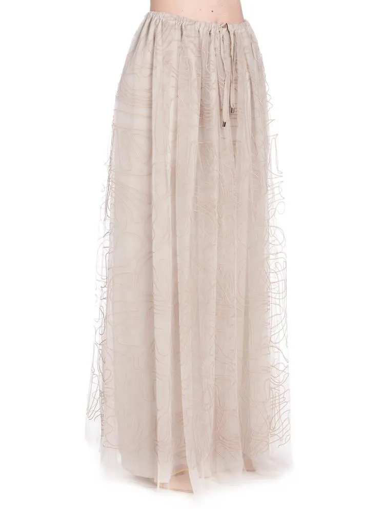 Brunello Cucinelli Tulle Layered Skirt