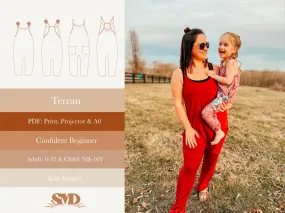 Bundle Terran Jumpsuit Digital Sewing Pattern