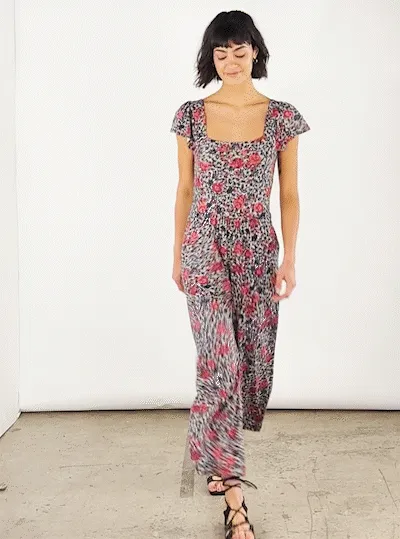 Caileigh Lenzing™ EcoVero™ Jersey Culotte Jumpsuit - Multi