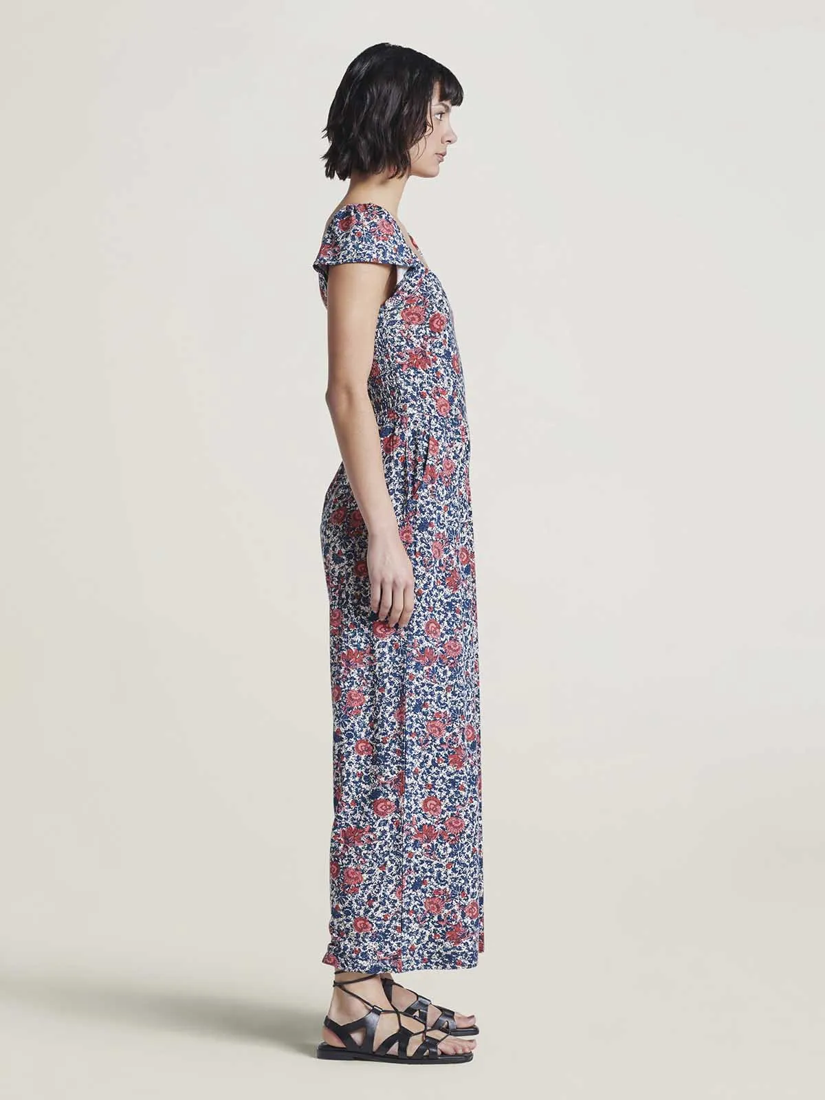 Caileigh Lenzing™ EcoVero™ Jersey Culotte Jumpsuit - Multi