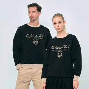 CAKENIS CLUB CLUBHOUSE UNISEX JUMPER IN BLACK