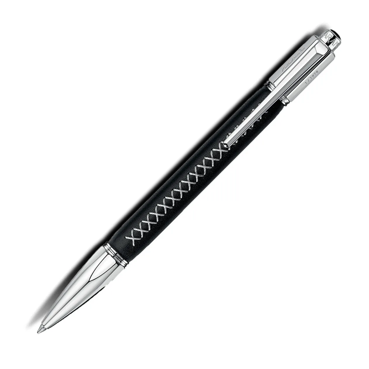 Caran d'Ache Varius Special Edition PETER MARINO Silver-Plated, Rhodium-Coated Ballpoint Pen