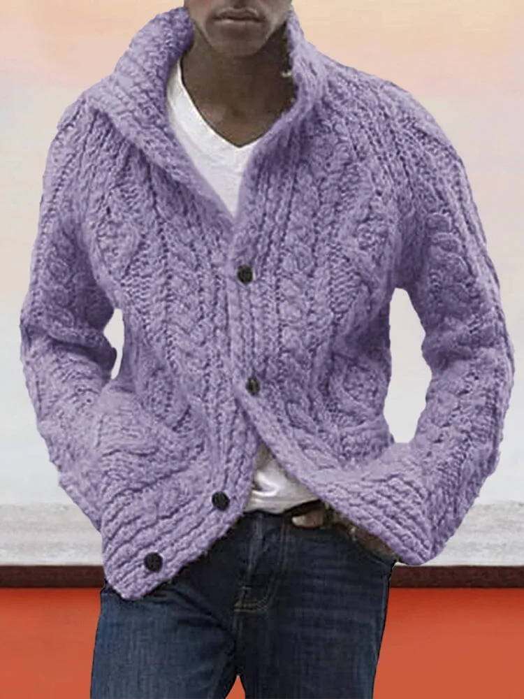 Cardigan Long Sleeve Knitted Sweater