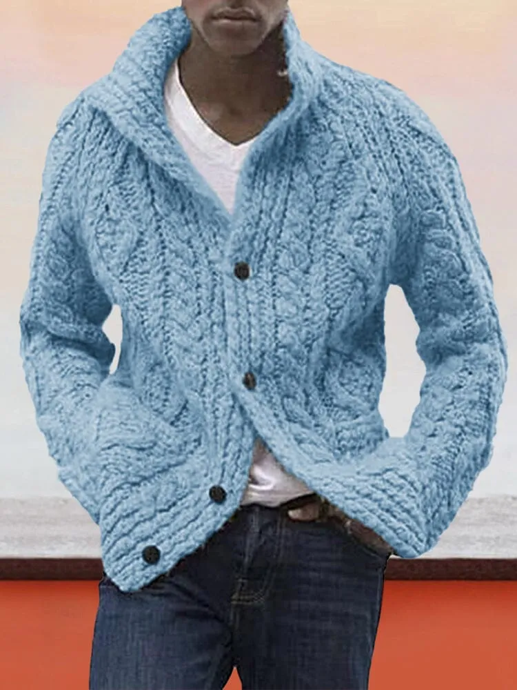 Cardigan Long Sleeve Knitted Sweater