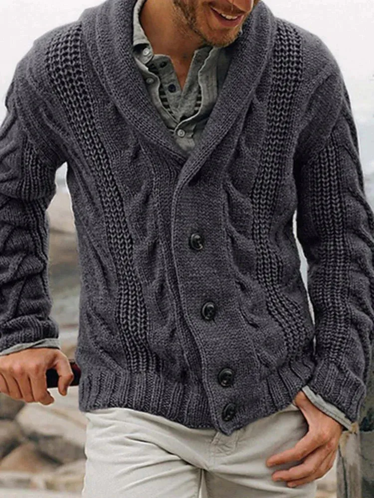 Cardigan Single Breasted Knit Oversized Sweater