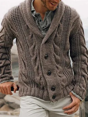 Cardigan Single Breasted Knit Oversized Sweater