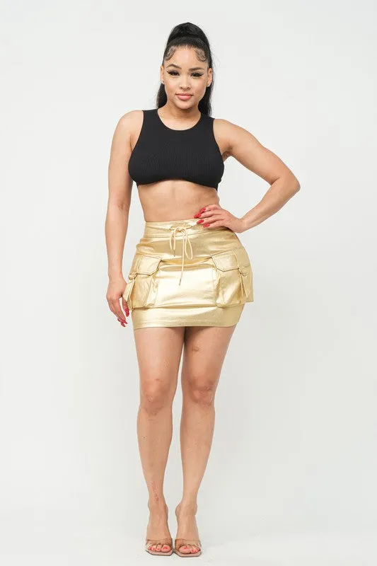 CARGO MINI SKIRT (C17)