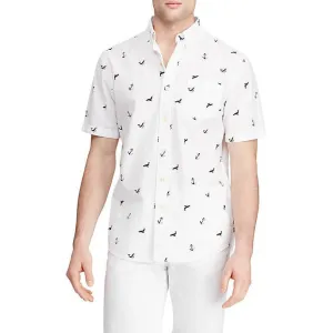 Chaps Seersucker H Fashion S/S Shirt