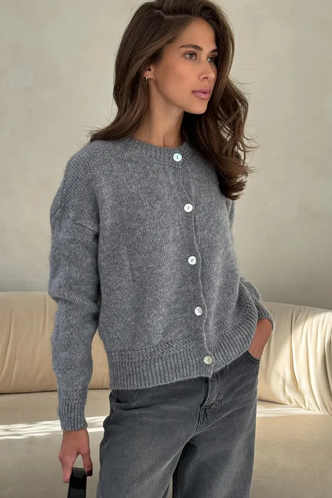 Charli - Reyna Cardigan - Dark Grey