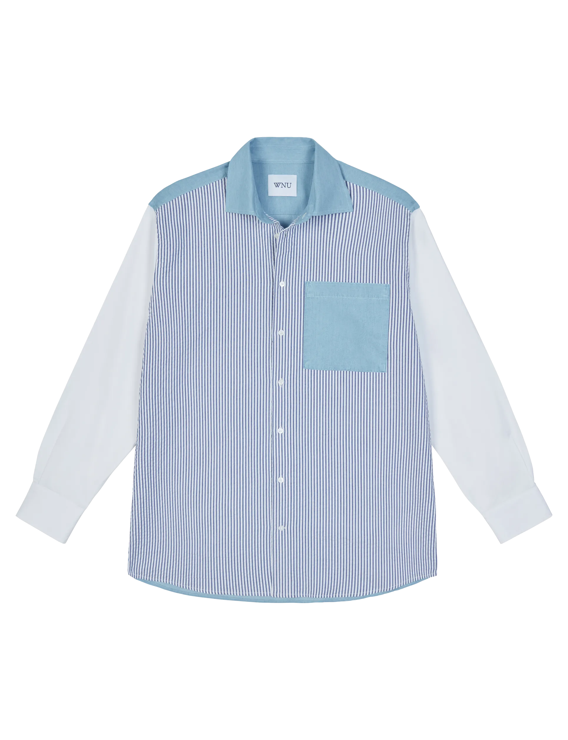 Chessie: Chambray, Blue Patchwork