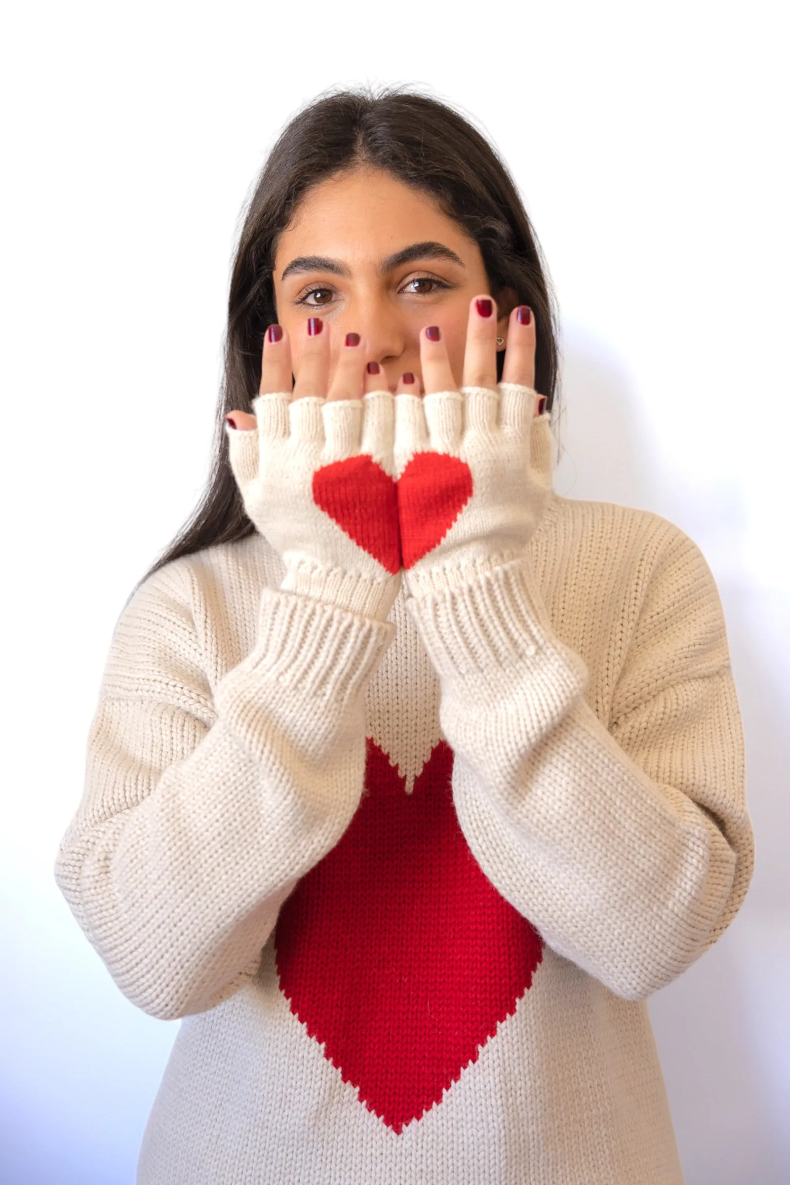 Chunky heart Sweater