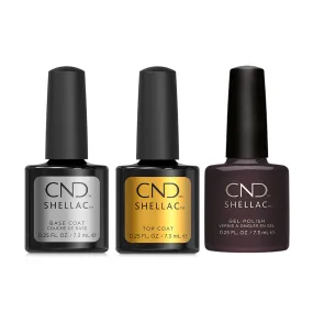 CND - Shellac Combo - Base, Top & Fedora