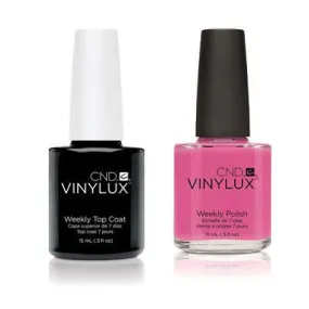 CND - Vinylux Topcoat & Hot Pop Pink 0.5 oz - #121