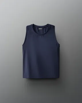 COOL-FEEL Women's Crop Tank Top - Navy