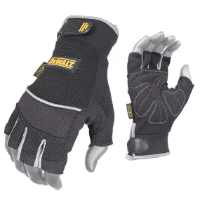 DeWalt DPG230L DeWalt Fingerless Performance Glove palm Overlay Large