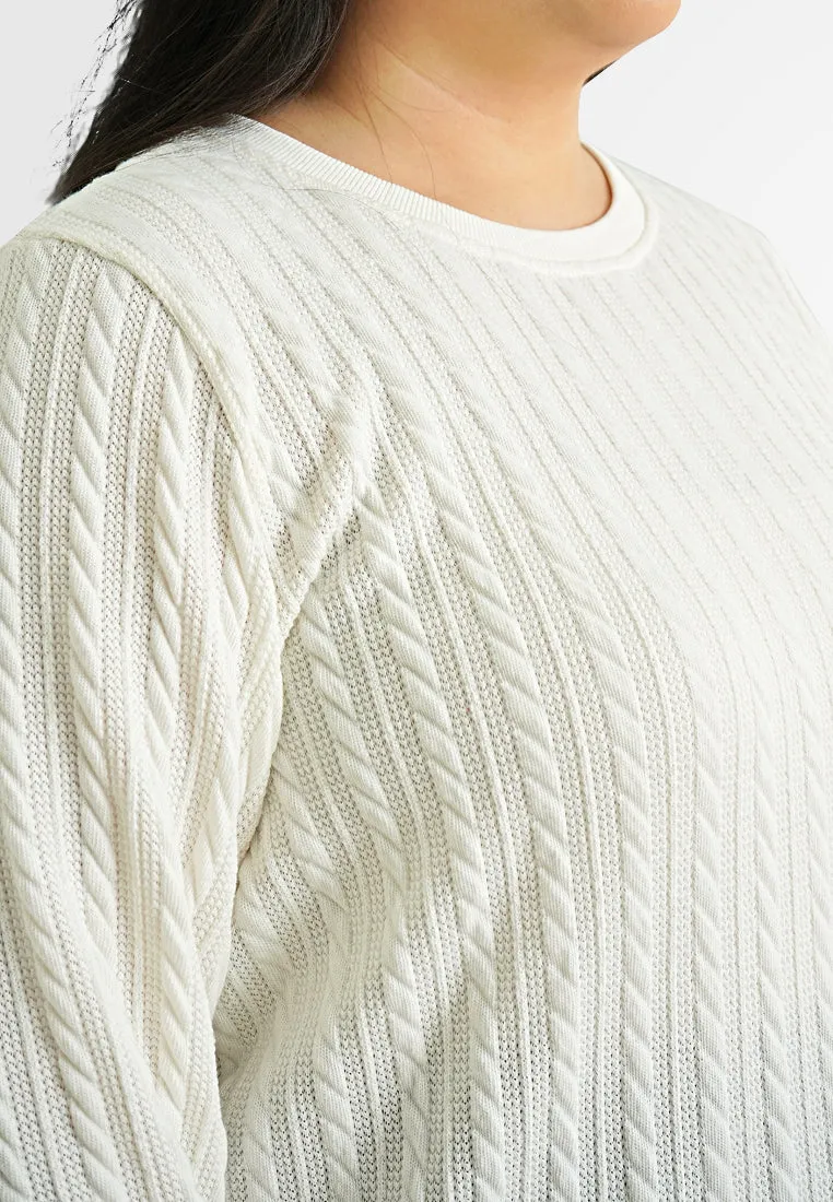 Edwina 3D Knit Design Sweater