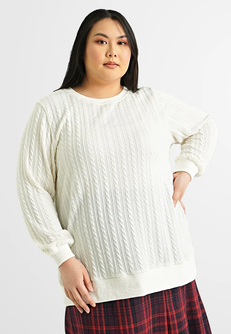 Edwina 3D Knit Design Sweater