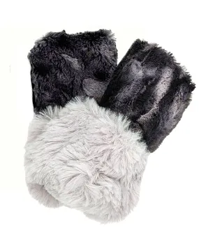 Enchanted Cuff - Fingerless Gloves, Reversible - Enchanted Dreams & Assorted Faux Furs