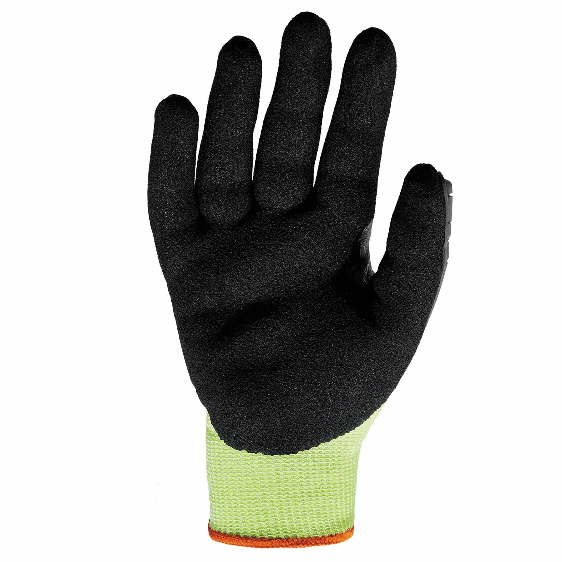 Ergodyne 17832 7141-CASE S Lime ANSI A4 DIR Nitrile-Coated CR Gloves 72-Pair